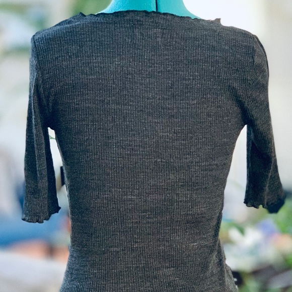 ANTHROPOLOGIE T.LA waffle knit top *NWOT* - Picture 3 of 6